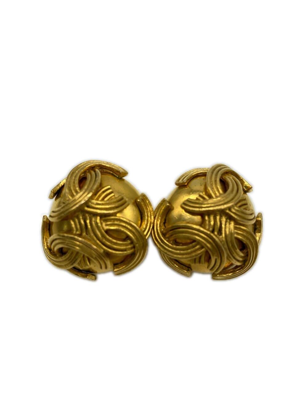 Chanel Cc Logo Clip-On Earrings Metal #351384C64B